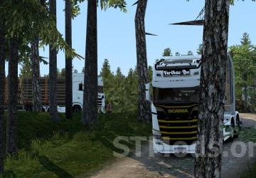 Map France Extension Map Sud de France version 1.8.2 for Euro Truck Simulator 2 (v1.48.x)