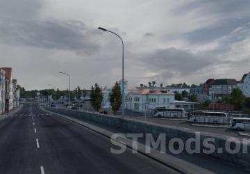 Map France Extension Map Sud de France version 1.9.1 for Euro Truck Simulator 2 (v1.48.x)