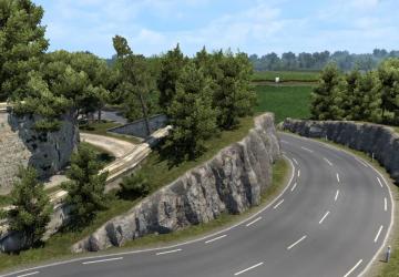 Map France Extension Map Sud de France version 1.9 for Euro Truck Simulator 2 (v1.48.x)