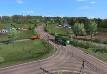 Map Republic of Karelia Map version R2 for Euro Truck Simulator 2 (v1.37.x, 1.38.x)