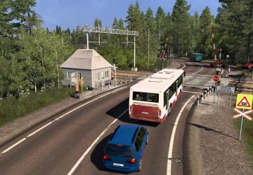 Map Republic of Karelia Map version 14.0 for Euro Truck Simulator 2 (v1.51-1.52)