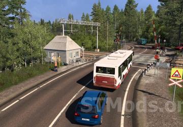 Republic of Karelia Map version 15.5 for Euro Truck Simulator 2 (v1.54-1.55)