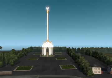 Map of the Republic of Tajikistan version 1.0 for Euro Truck Simulator 2 (v1.35.x)