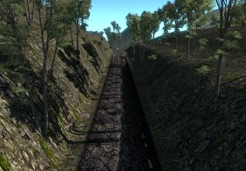 Map of the Republic of Tajikistan version 1.0 for Euro Truck Simulator 2 (v1.35.x)