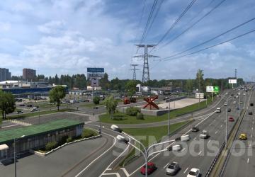Map RusMap Russia Map version 2.54.1 for Euro Truck Simulator 2 (v1.54)