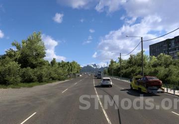 RusMap Russia Map version 2.55 for Euro Truck Simulator 2 (v1.55)