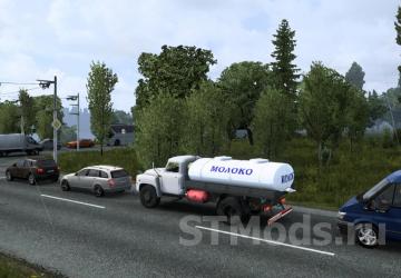 Russian Expanses Map version 13.4 for Euro Truck Simulator 2 (v1.54.x)