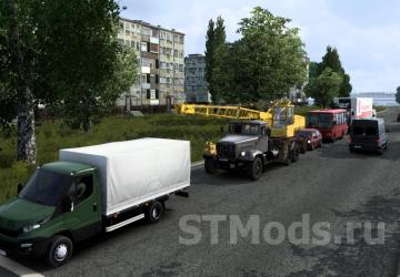 Russian Expanses Map version 13.4 for Euro Truck Simulator 2 (v1.54.x)