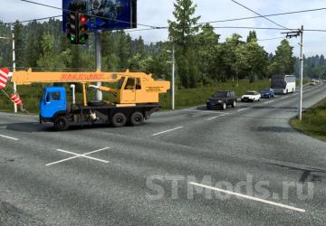 Russian Expanses Map version 13.4 for Euro Truck Simulator 2 (v1.54.x)