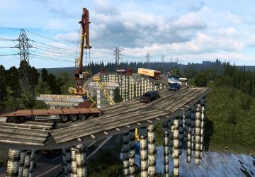 Harsh Russia Siberia Map version R20 for Euro Truck Simulator 2 (v1.41.x, 1.42.x)