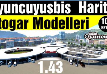 Turkey Map with Bus Stations version 1.0 for Euro Truck Simulator 2 (v1.43.x)