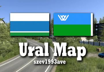 Map Ural Map version 1.4 for Euro Truck Simulator 2 (v1.54.x)