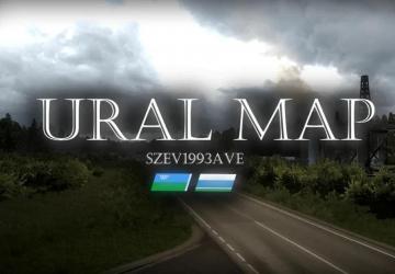 Map Ural Map version 1.4 for Euro Truck Simulator 2 (v1.54.x)