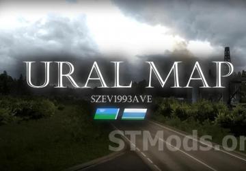 Ural Map version 1.5 for Euro Truck Simulator 2 (v1.55.x)