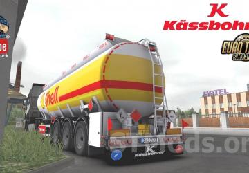 Kassbohrer Tanker Trailer version 1.1 for Euro Truck Simulator 2 (v1.46.x)