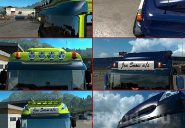 Kelsa Lightbars for DAF XF105 & 106 version 2.2.5 for Euro Truck Simulator 2 (v1.49.x)