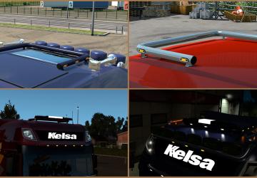 Kelsa Lightbars for DAF XF105 & 106 version 2.1 for Euro Truck Simulator 2 (v1.43.x)