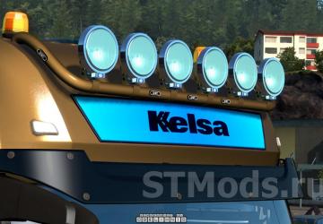 Kelsa Lightbars for MB Actros MP3 & MP4 version 1.4.2 for Euro Truck Simulator 2 (v1.46.x, 1.47.x)