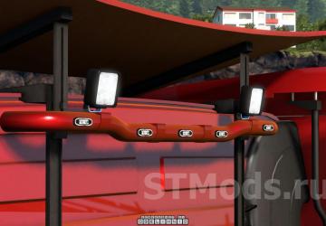 Kelsa Lightbars for MB Actros MP3 & MP4 version 1.4.2 for Euro Truck Simulator 2 (v1.46.x, 1.47.x)