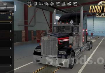 Kenworth W900 Limited Edition version 1.2.2 for Euro Truck Simulator 2 (v1.49.x)