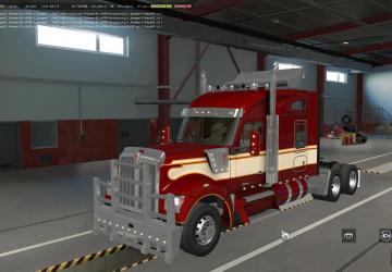 Kenworth W990 version 1.2.3 for Euro Truck Simulator 2 (v1.38.x)
