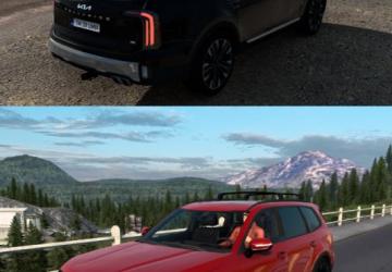 Kia Telluride SX X-Pro 2024 version 2.0 for Euro Truck Simulator 2 (v1.49.x)