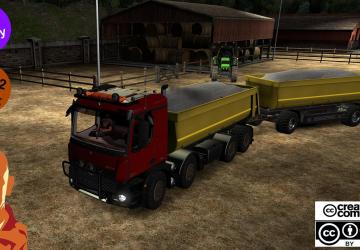 Kipper Agrar Trailer version 1.1 for Euro Truck Simulator 2 (v1.45.x)