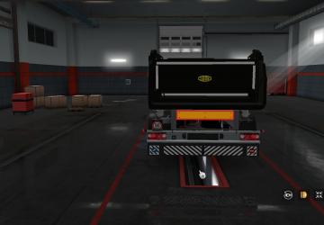Kipper trailer version 1.0 for Euro Truck Simulator 2 (v1.35.x, 1.36.x)
