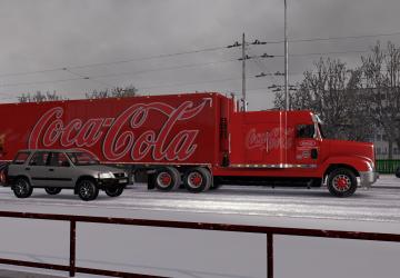 Coca-Cola Combo Pack for Freightliner FLD v1.0 for Euro Truck Simulator 2 (v1.35.x, 1.36.x)