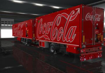 Coca-Cola Combo Pack for Freightliner FLD v1.0 for Euro Truck Simulator 2 (v1.35.x, 1.36.x)