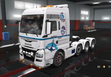 BSBS Transport Combo Skin for MAN TGX Euro 6 and Trailers v1.0 for Euro Truck Simulator 2 (v1.35.x)