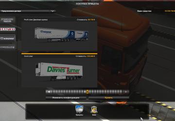 Davies Turner Combo Skin version 1.0 for Euro Truck Simulator 2 (v1.40.x)