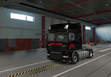 DHL Combo Skin for DAF 105 and Trailer version 1.0 for Euro Truck Simulator 2 (v1.36.x, 1.37.x)