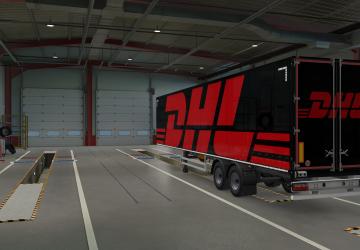 DHL Combo Skin for DAF 105 and Trailer version 1.0 for Euro Truck Simulator 2 (v1.36.x, 1.37.x)