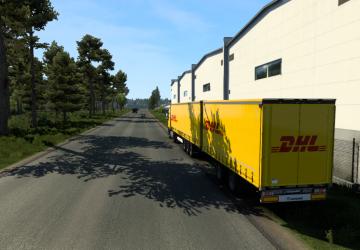 Combo DHL Express Skin version 5.0 for Euro Truck Simulator 2 (v1.39.x, 1.40.x)