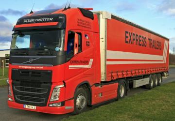 Combo Skin Express Trailers version 1.0 for Euro Truck Simulator 2 (v1.41.x)