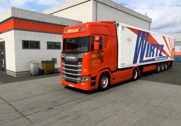 Franz Wirtz GmbH Combo Skin version 1.0 for Euro Truck Simulator 2 (v1.42.x)