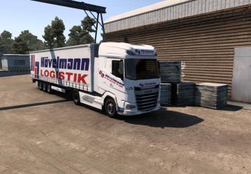Hövelmann Logistik Combo Skin version 1.0 for Euro Truck Simulator 2 (v1.41.x)