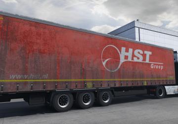 HST Dirty Combo Skin DAF XF Euro 6 version 1.0 for Euro Truck Simulator 2 (v1.38.x, 1.39.x)