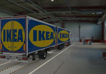 IKEA Combo Skin for MAN TGX and Trailer version 1.0 for Euro Truck Simulator 2 (v1.36.x, 1.37.x)