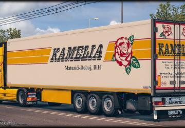 KAMELIA Transport & Logistics Combo Skin for VOLVO FH 2012 v1.0 for Euro Truck Simulator 2 (v1.38.x)