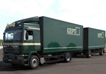 Kript Combo Skin for DAF 95 ATi and Trailer v1.0 for Euro Truck Simulator 2 (v1.37.x, 1.38.x)