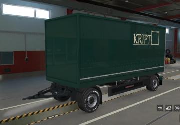 Kript Combo Skin for DAF 95 ATi and Trailer v1.0 for Euro Truck Simulator 2 (v1.37.x, 1.38.x)