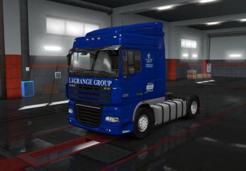 Lagrange Group Combo Skin for DAF XF 105 and Wielton Trailer v1.0 for Euro Truck Simulator 2 (v1.35.x, 1.36.x)