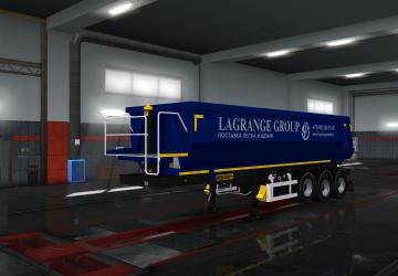 Lagrange Group Combo Skin for DAF XF 105 and Wielton Trailer v1.0 for Euro Truck Simulator 2 (v1.35.x, 1.36.x)