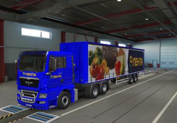 Combo Skin Ribbon for MAN TGX and Trailer v1.0.1 for Euro Truck Simulator 2 (v1.36.x, 1.37.x)