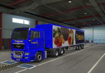 Combo Skin Ribbon for MAN TGX and Trailer v1.0.1 for Euro Truck Simulator 2 (v1.36.x, 1.37.x)