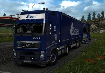Lorry Combo Skin for Volvo FH 2009 version 1.0 for Euro Truck Simulator 2 (v1.39.x, 1.40.x)