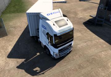 Ozon Combo Skin version 1.0 for Euro Truck Simulator 2 (v1.40.x, 1.41.x)