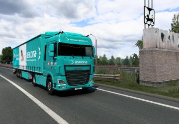 Askona Combo Skin Pack for DAF Euro 6 version 1.0 for Euro Truck Simulator 2 (v1.40.x)